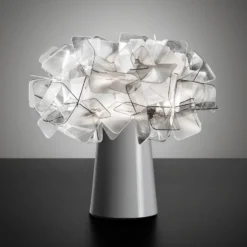 Slamp Clizia LED-Akku-Tischlampe, rauchgrau, dimmbar