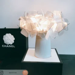 Slamp Clizia LED-Akku-Tischlampe, rauchgrau, dimmbar