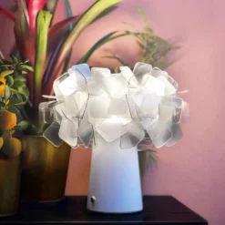 Slamp Clizia LED-Akku-Tischlampe, rauchgrau, dimmbar