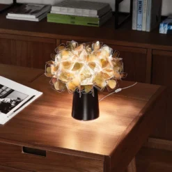Slamp Clizia Mama Non Mama Tisch E14 gold/schwarz