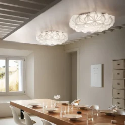 Slamp La Vie L Deckenleuchte, Breite 71cm, weiß