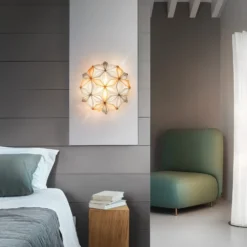 Slamp La Vie Mini Deckenleuchte Breite 34cm amber