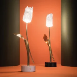 Slamp LED-Akku-Tischlampe Tulip, Fuß schwarz