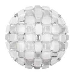 Slamp Mida Deckenleuchte, Ø 67 cm, platin/weiß