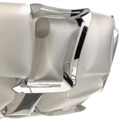 Slamp Mida Deckenleuchte, 50 cm, weiß-platin