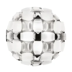 Slamp Mida Deckenleuchte, 50 cm, weiß-platin