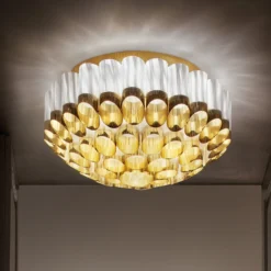 Slamp Odeon Ceiling Deckenleuchte, gold, Ø 65 cm