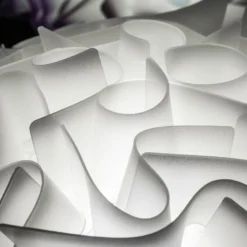 Slamp Veli Design-Tischleuchte Ø 32cm weiß