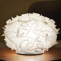 Slamp Veli Design-Tischleuchte Ø 32cm weiß