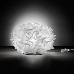 Slamp Veli Design-Tischleuchte Ø 32cm weiß