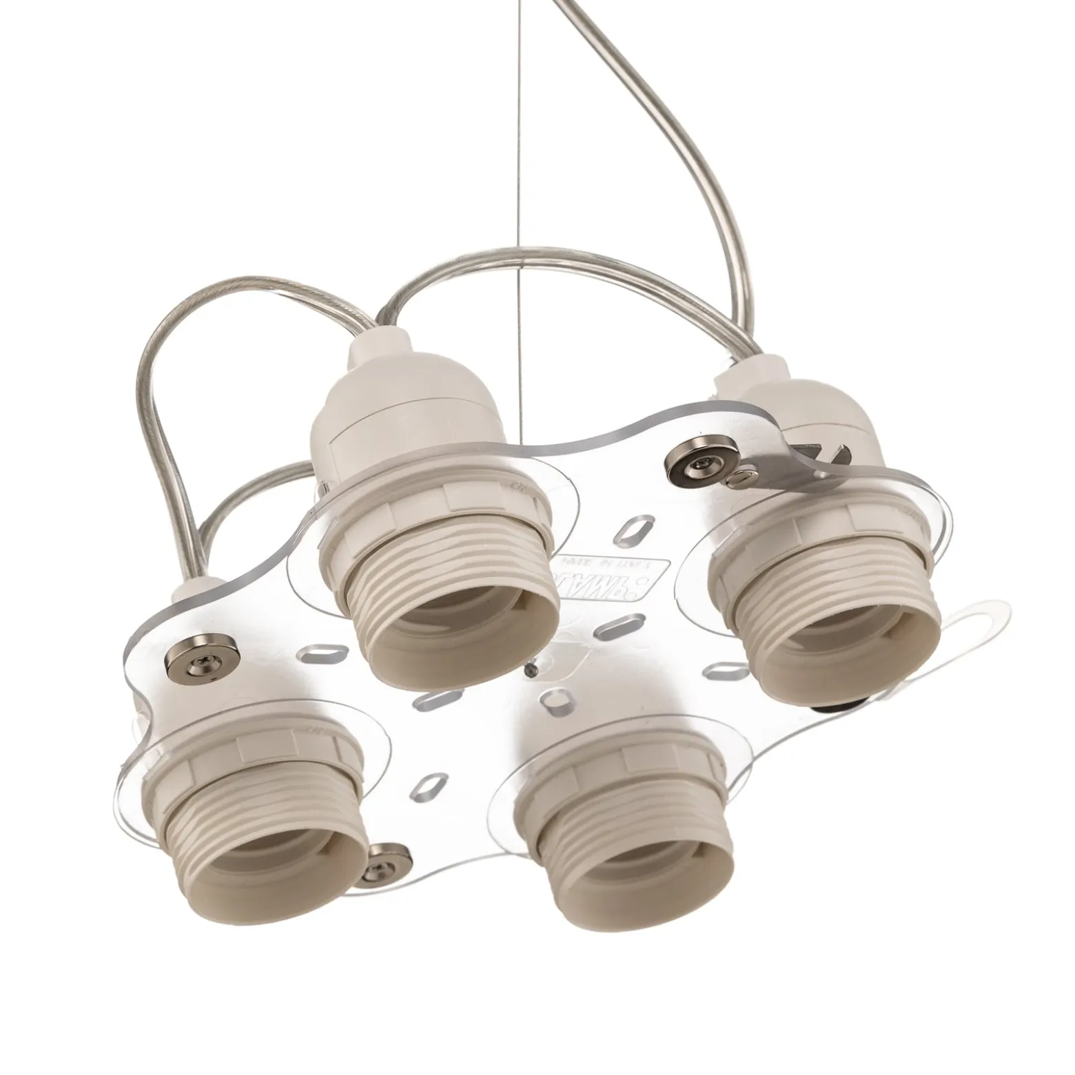 Slamp Veli Foliage Hängelampe weiß-transp. Ø 55cm