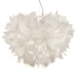 Slamp Veli Foliage Hängelampe weiß-transp. Ø 55cm