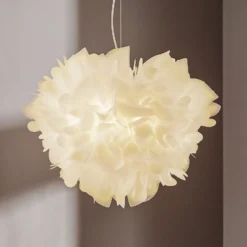 Slamp Veli Foliage Hängelampe weiß-transp. Ø 55cm