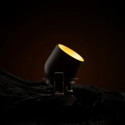 SLC Cup LED-Einbaudownlight schwarz/gold 2.700K