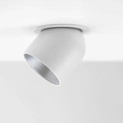 SLC Cup LED-Einbaudownlight weiß/silber 3.000K