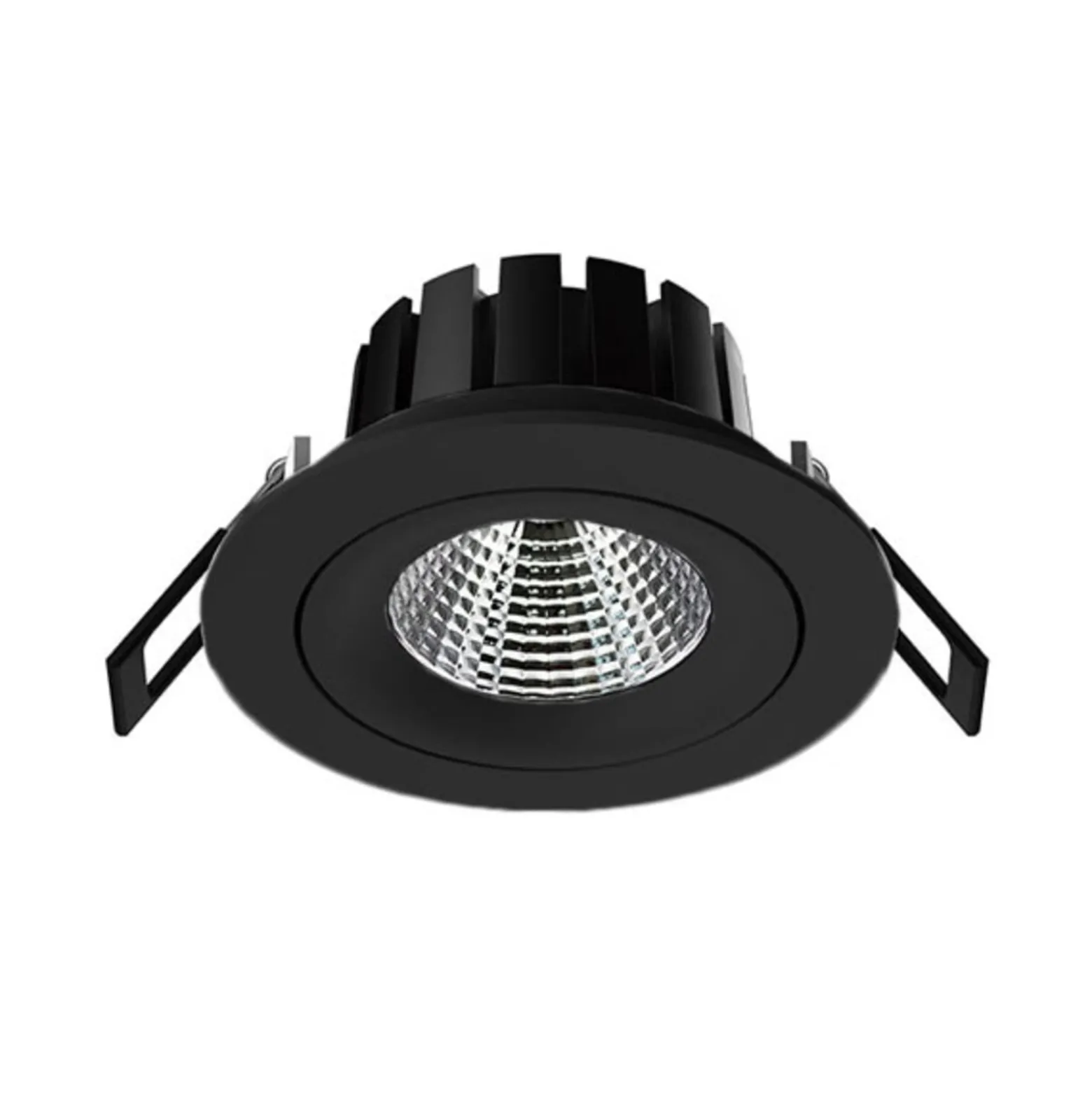SLC DL04 LED-Einbauleuchte schwarz 3.000 K