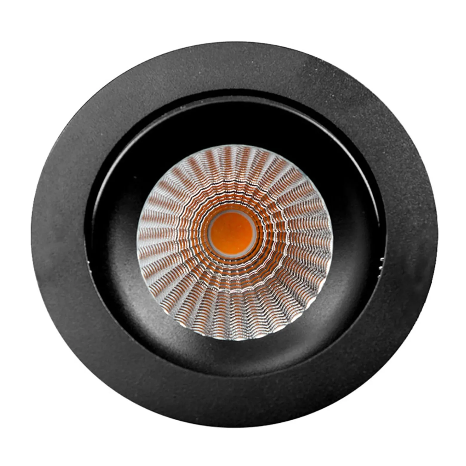 SLC DL04 LED-Einbauleuchte schwarz 3.000 K