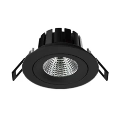 SLC DL04 LED-Einbauleuchte schwarz 2.700 K