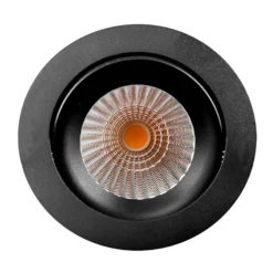 SLC DL04 LED-Einbauleuchte schwarz 2.700 K