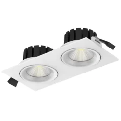 SLC DL04 Square X2 LED-Einbauleuchte 2700K weiß