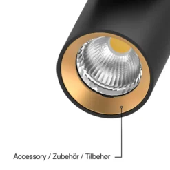 SLC LED-Einbauspot Art, 1-flammig, weiß, 3.000 K, Aluminium