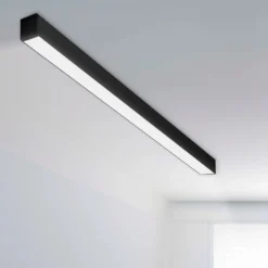 SLC LED-Lichtleiste CLICK, schwarz, 56 cm, CCT, DALI, IP20