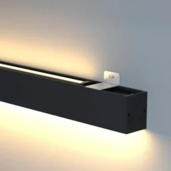 SLC LED-Lichtleiste CLICK, schwarz, 56 cm, CCT, DALI, IP20