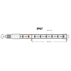 SLC LED-Strip RGBW 10m 144W IP67