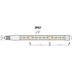 SLC LED-Strip Tunable White 827-865 10m 125W IP67