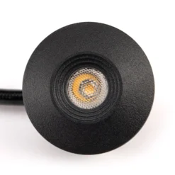 SLC MiniOne Fixed LED-Downlight IP65 schwarz 930