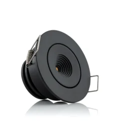 SLC MiniOne Tilt LED-Einbauleuchte schwarz 3.000 K