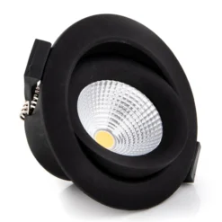SLC One 360° LED-Einbauleuchte schwarz 3.000K