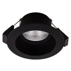 SLC One Soft LED-Einbauspot schwarz 3.000K