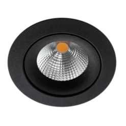 SLC One 360° SunLike LED-Einbauleuchte schwarz 930