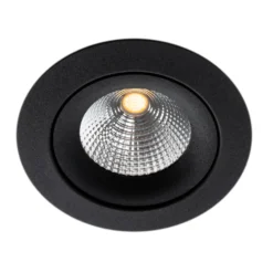 SLC One 360° SunLike LED-Einbauleuchte schwarz 930