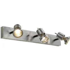SLV Asto 3-flammiger Deckenspot mit Deko-Ring