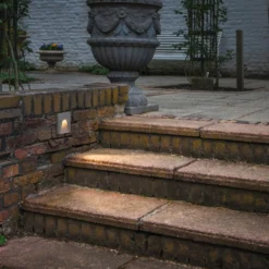 SLV Concreto LED-Wandeinbauleuchte IP65, breit