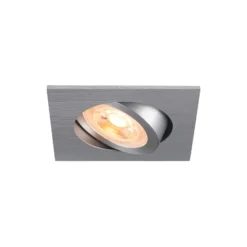 SLV Deckeneinbaulampe New Tria, alu, Aluminium, Länge 8,2 cm