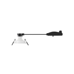 SLV Deckeneinbaulampe New Tria, weiß, Aluminium, Ø 8,2 cm