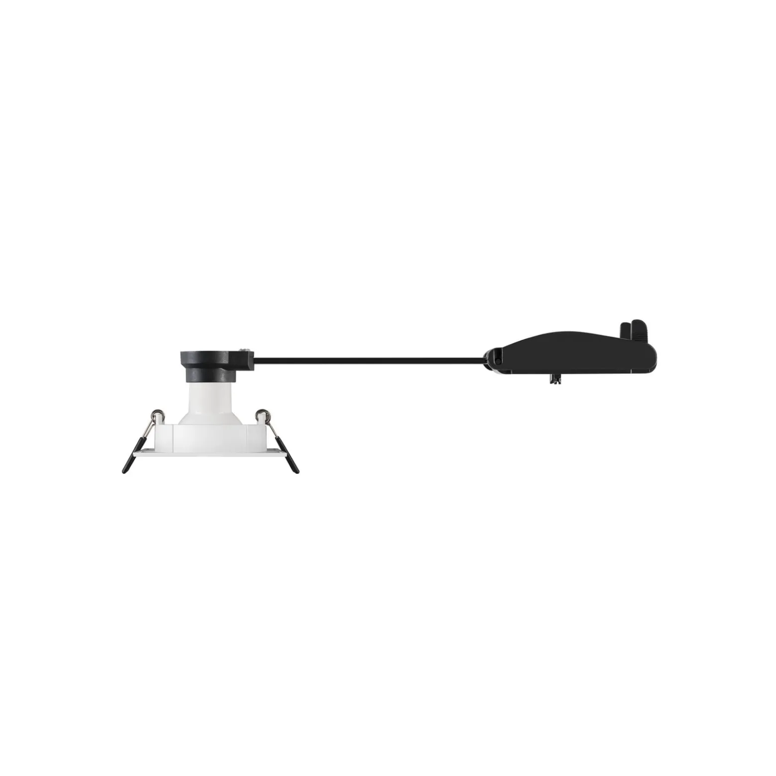 SLV Deckeneinbauleuchte New Tria, weiß, Alu, Länge 8,2 cm