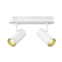 SLV Deckenstrahler Noblo, weiß, dim to warm, Länge 24 cm