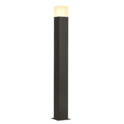 SLV Grafit Wegeleuchte anthrazit Quader Höhe 90 cm