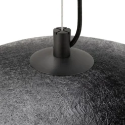 SLV Hängelampe Forchini, 70 cm schwarz/goldfarben Kunststoff