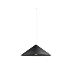 SLV Hängelampe Magico, Ø 55 cm, schwarz matt, Metall