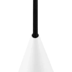SLV Hängelampe Magico, Ø 21 cm, weiß matt, Metall