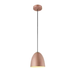 SLV Hängelampe Para Cone, Ø 20 cm kupferfarben/weiß