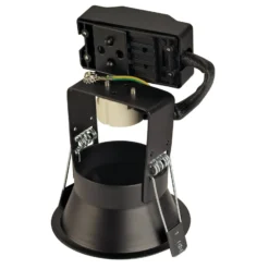 SLV Horn Einbaustrahler GU10, matt schwarz
