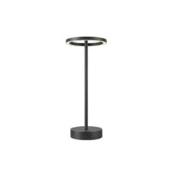 SLV LED-Akkulampe Vinolina One, schwarz, 2.700 K, Höhe 33 cm