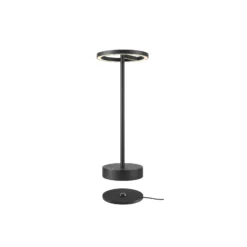 SLV LED-Akkulampe Vinolina One, schwarz, 2.700 K, Höhe 33 cm