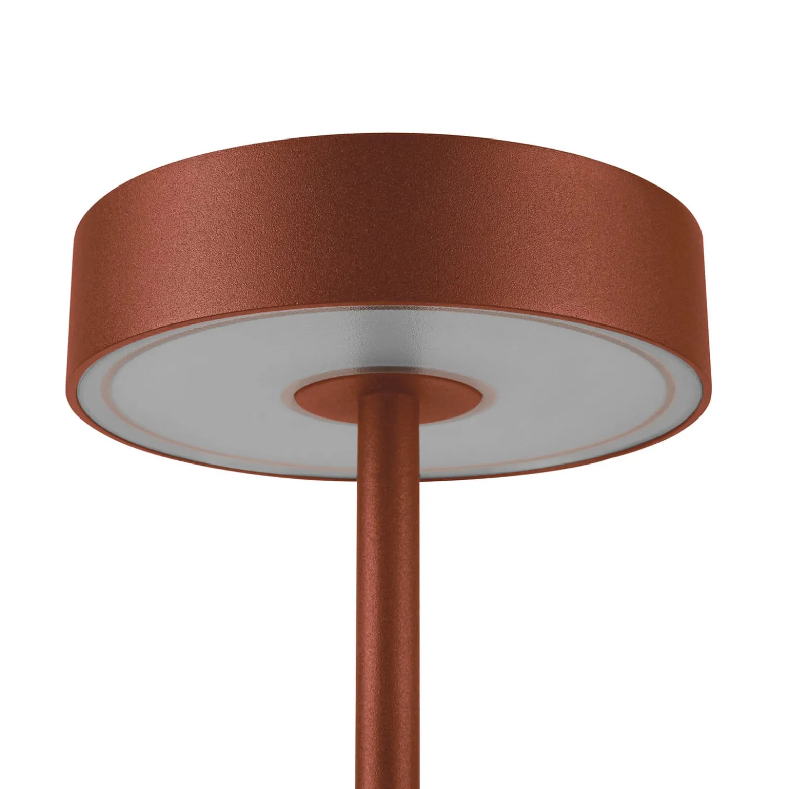 SLV LED-Akkulampe Vinolina, rost, CCT, Alu, Höhe 32,3 cm